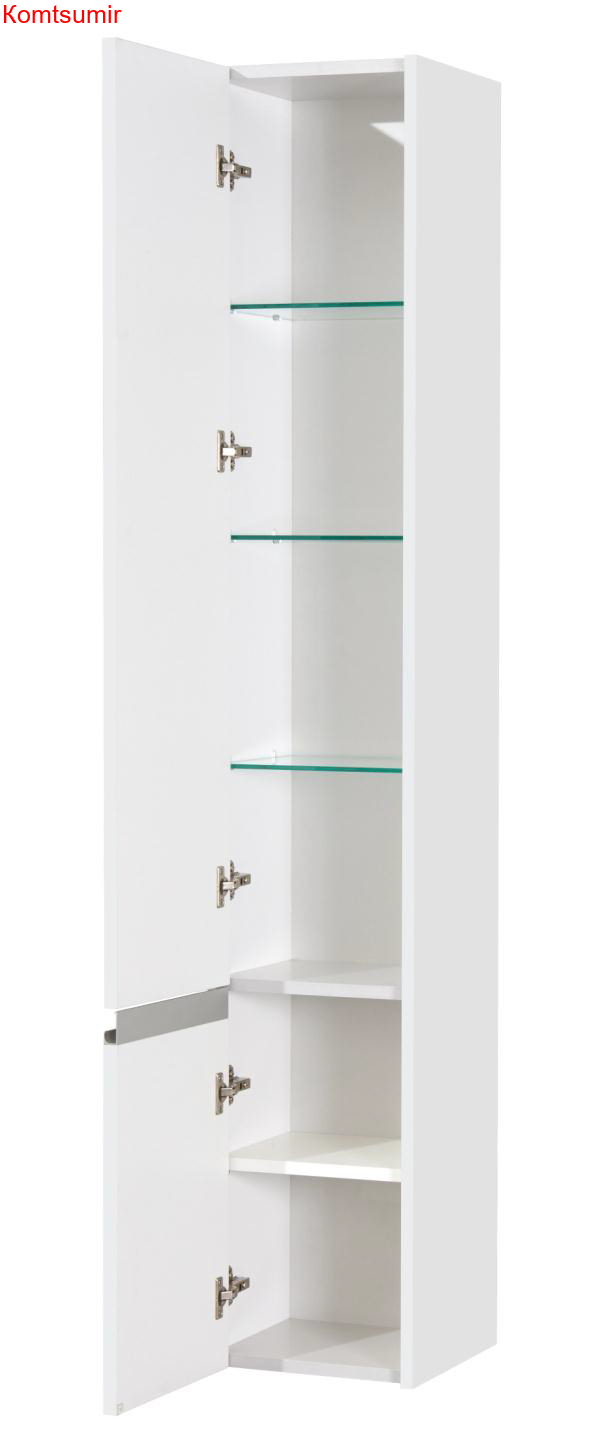 Пенал подвесной AQUATON Капри левый, белый (1A230503KP01L)