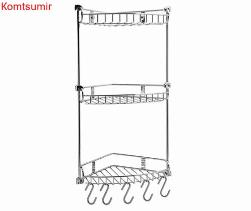 WasserKRAFT K-1233 Полка металлическая тройная