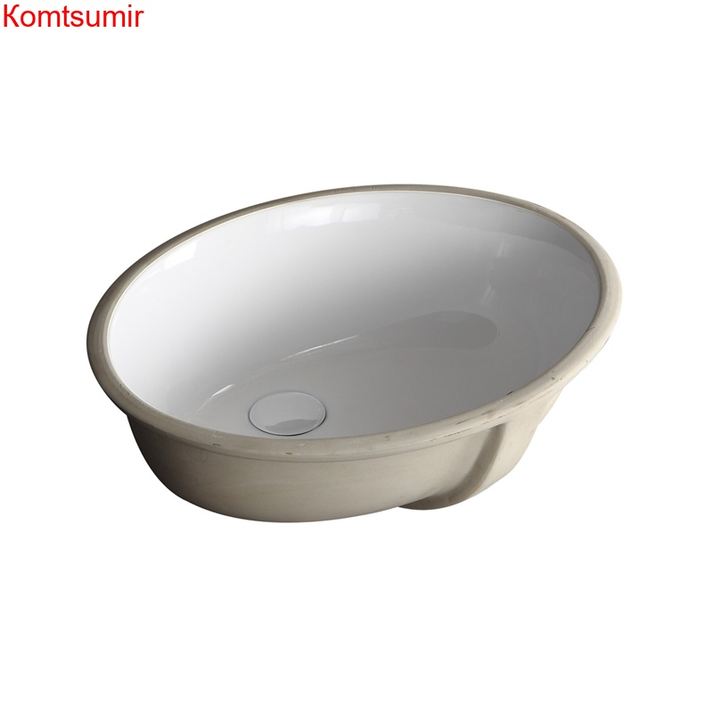 Раковина встраиваемая снизу Azario 41.5х49.5х19, фаянс, цвет Белый (AZ908-20)