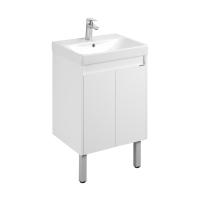 Тумба под раковину AQUATON Сканди 55 Doors универсальная, белый (1A278801SD010) Тумба под раковину AQUATON Сканди 55 Doors универсальная, белый (1A278801SD010)