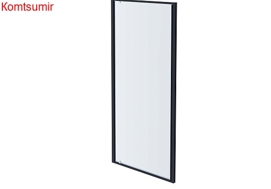 Aquatek Душевая дверь, распашная 200х100, черный матовый Aquatek Душевая дверь, распашная 200х100, черный матовый