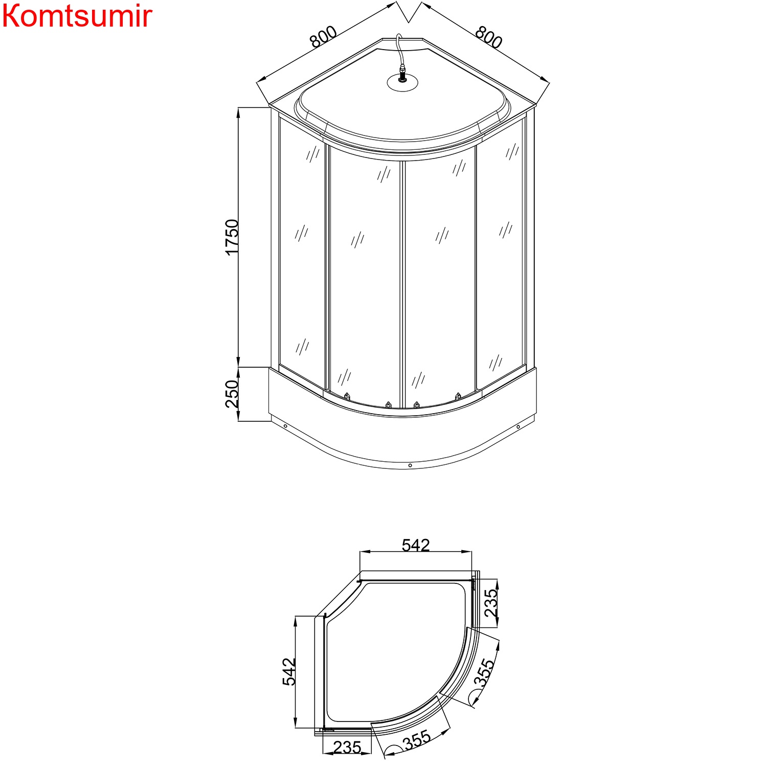 Душевая кабина Loranto 80x80x215 поддон 25 см, 4 мм прозрачное стекло с рисунком "мозайка" (CS-800-25ТМ/М) Душевая кабина Loranto 80x80x215 поддон 25 см, 4 мм прозрачное стекло с рисунком "мозайка" (CS-800-25ТМ/М)