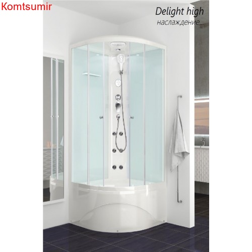 Душевая кабина Domani-Spa Delight 99high (90*90) c гидромассажем
