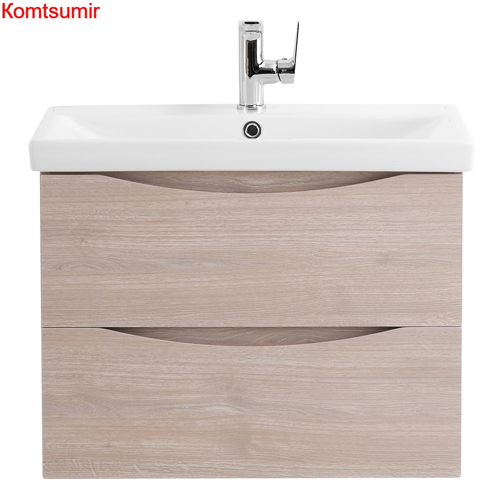 База под раковину подвесная BelBagno MARINO-CER-700-2C-SO-RG-P Rovere Grigio