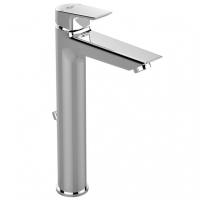 Смеситель для раковины - чаши Ideal Standard Tesi керамический картридж, с донным клапаном, хром (A6573AA)