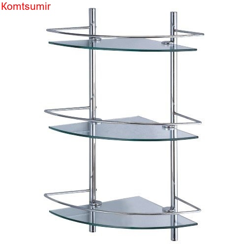 WasserKRAFT K-3133 Полка стеклянная тройная