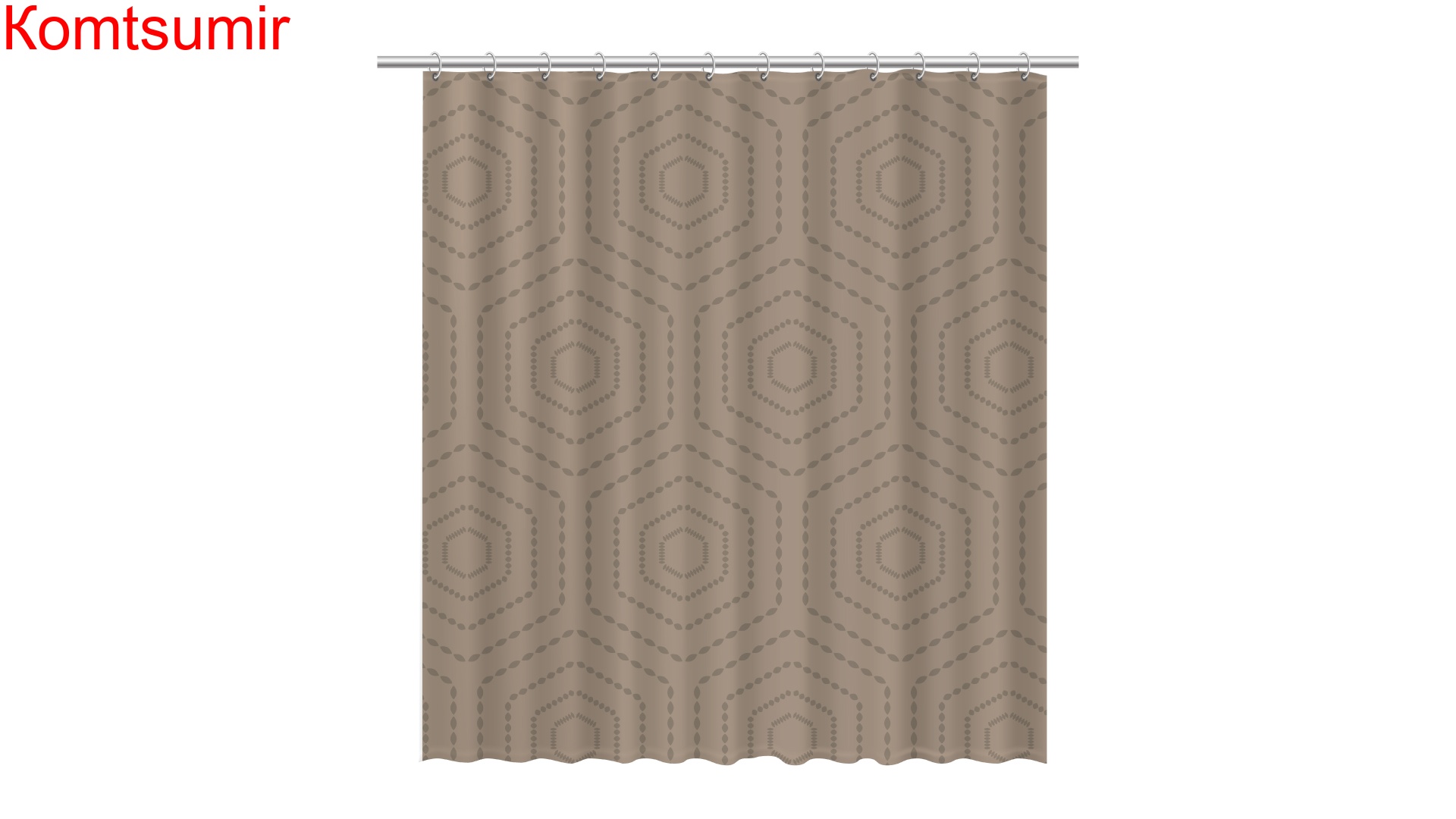 Штора для ванной Fixsen Actual, FX-1512