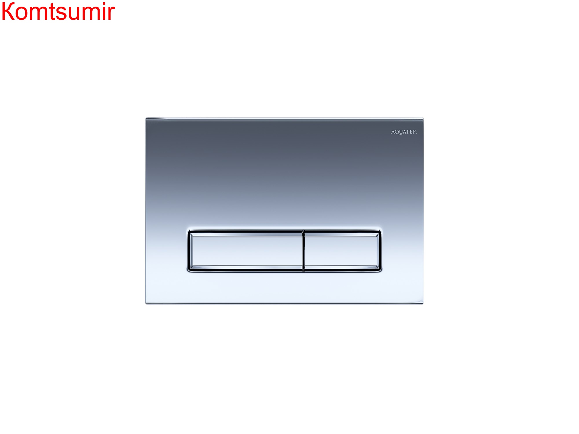 Панель смыва Aquatek Slim Хром глянец (клавиши прямоугольные) KDI-0000023