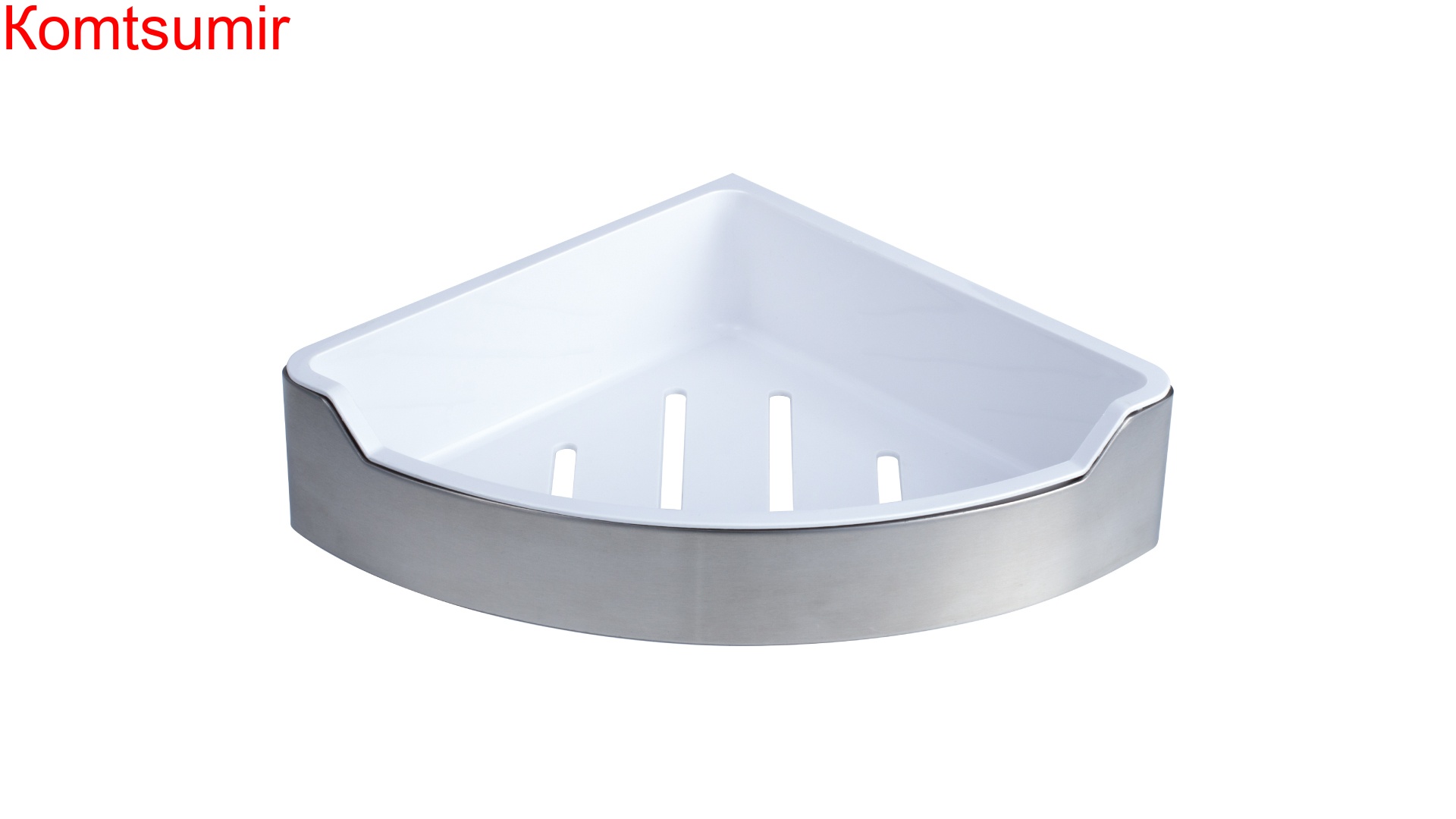 Полка угловая одноэтажная с пластиковой вставкой Fixsen Hotel FX-31003D