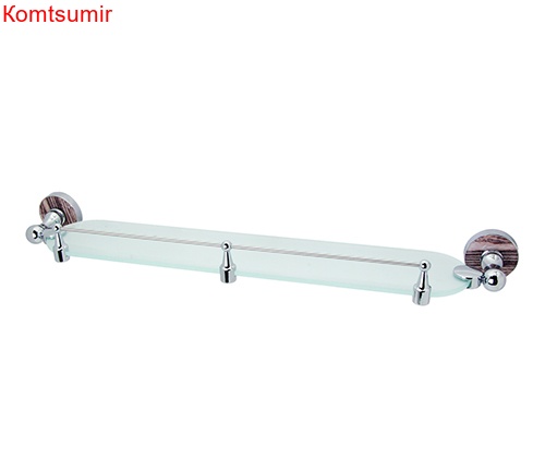 WasserKRAFT Regen K-6944 Полка стеклянная с бортиком