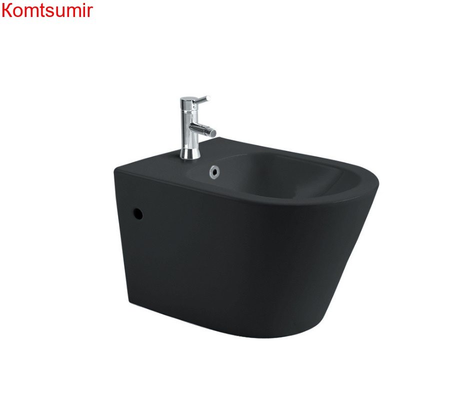 Биде подвесное AQUATEK ВЕГА AQ1057-MB, 530*360*330мм, цвет черный матовый