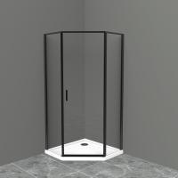 Душевой уголок BelBagno UNO-195-P-1-100-C-NERO Душевой уголок BelBagno UNO-195-P-1-100-C-NERO