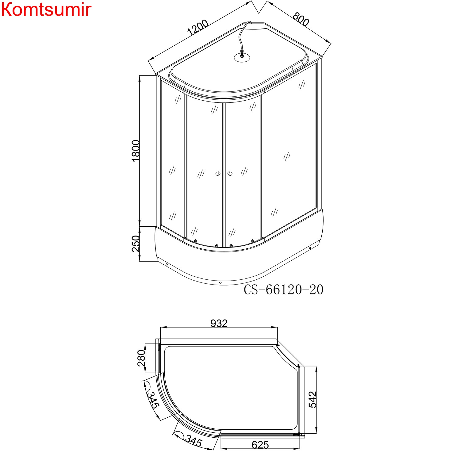 Душевая кабина Loranto 120х80х215  поддон 20 см, черный кирпичный узор, серое стекло 4 мм, профиль черный (CS-66120-20R GB 120) Душевая кабина Loranto 120х80х215  поддон 20 см, черный кирпичный узор, серое стекло 4 мм, профиль черный (CS-66120-20R GB 120)