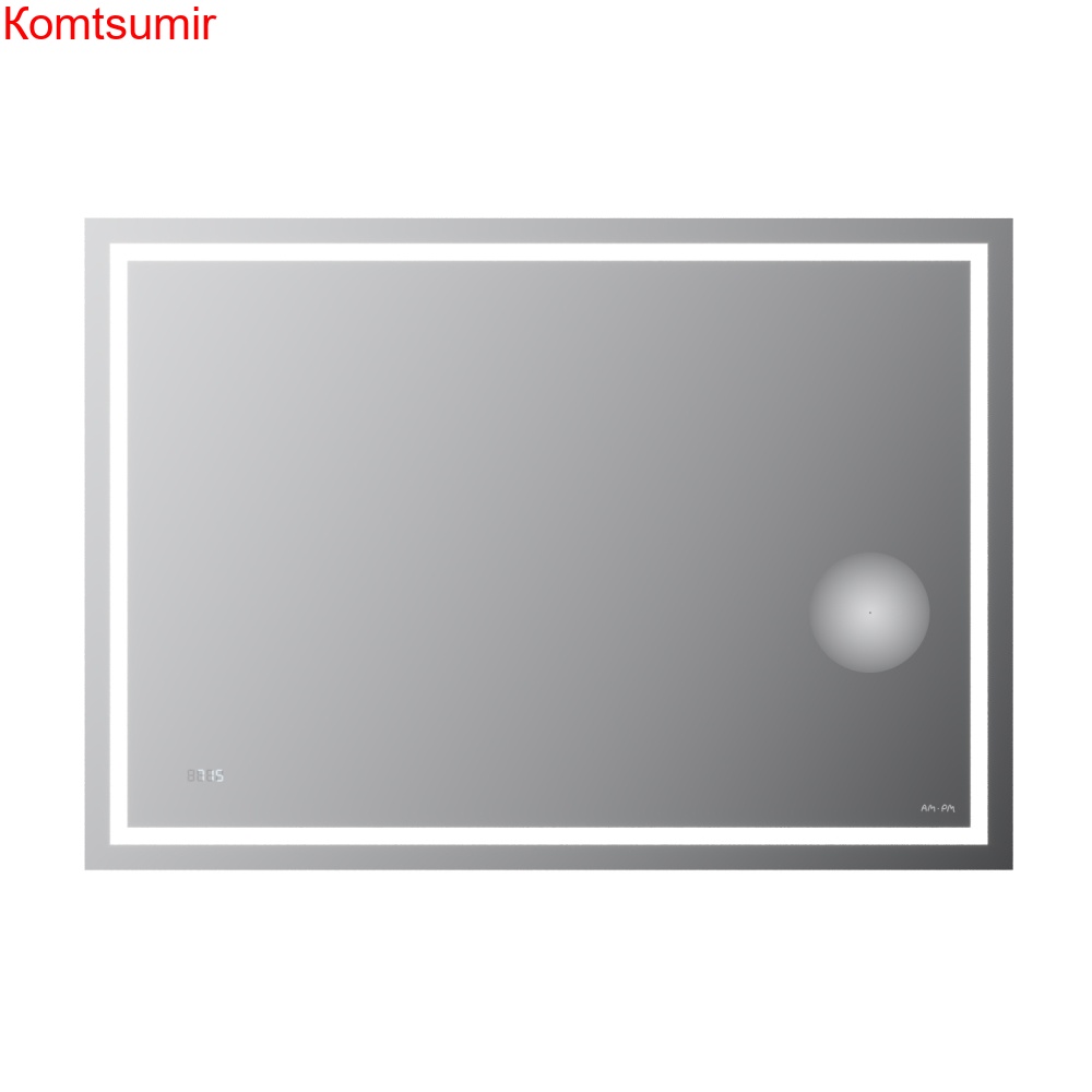 M91AMOX1003WG Универсальное зеркало с контурной Led-подсветкой, часами и косметическим зеркалом 100 M91AMOX1003WG Универсальное зеркало с контурной Led-подсветкой, часами и косметическим зеркалом 100