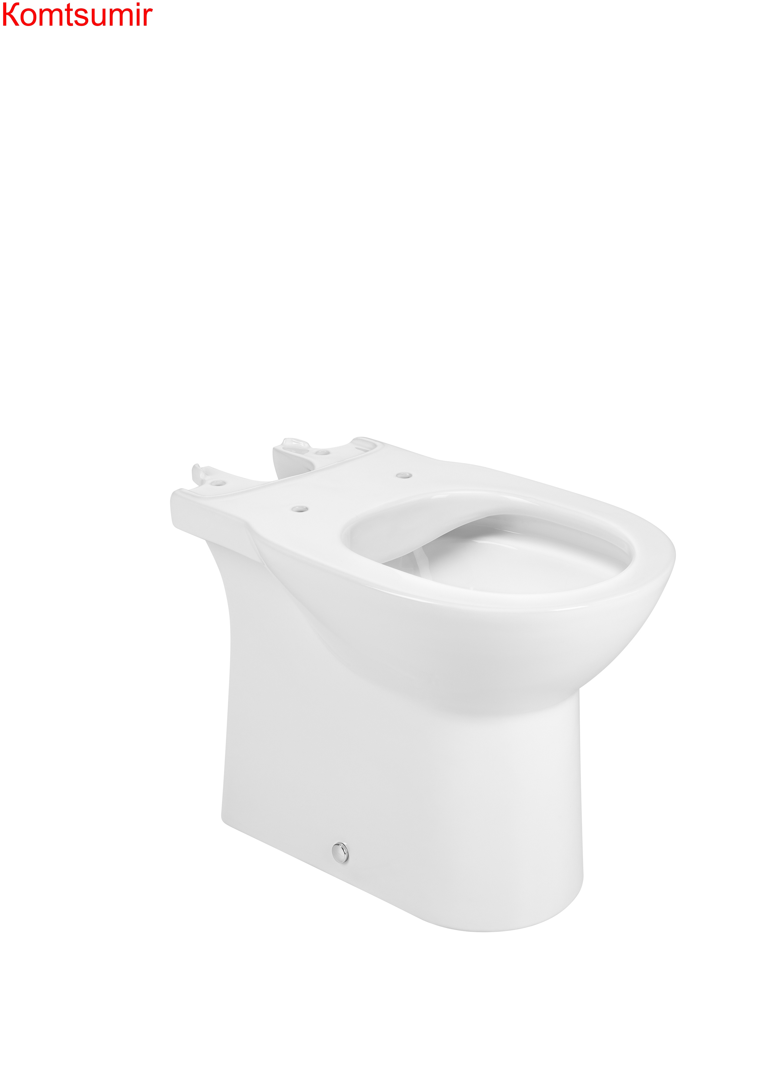 Roca DEBBA Round Чаша напольная безободковая, двойной выпуск