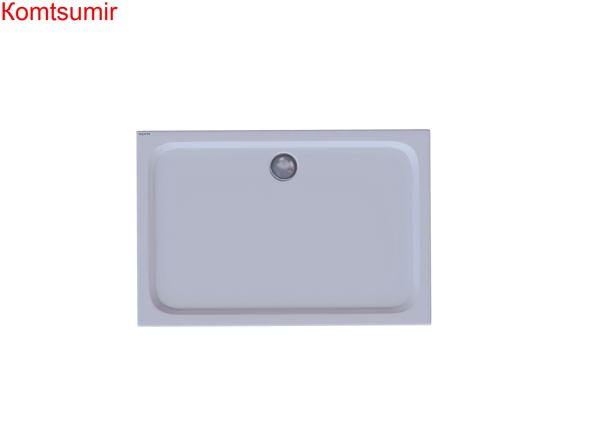 Душевой поддон акриловый Aquatek DPA-0000011 прямоугольный с ножками и фронтальным экраном 120*80*15 см (без сифона)