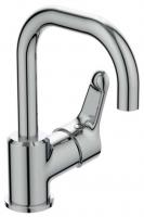 Смеситель для раковины Ideal Standard ALPHA рукоятка сбоку, система монтажа EASY-FIX (облегченный монтаж), хром (BC650AA)