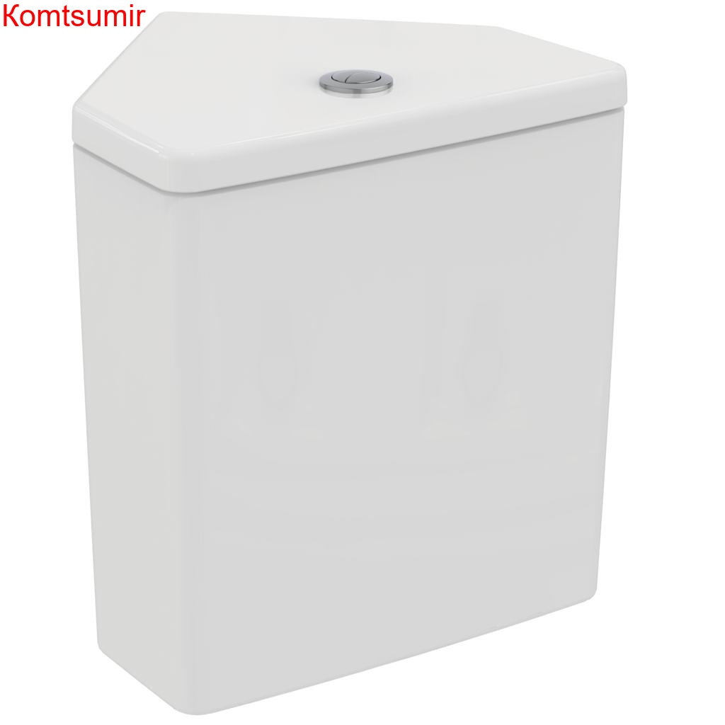 Бачок для унитаза Ideal Standard i.life S угловой, нижняя подводка, 4,5/3 л (T520101)