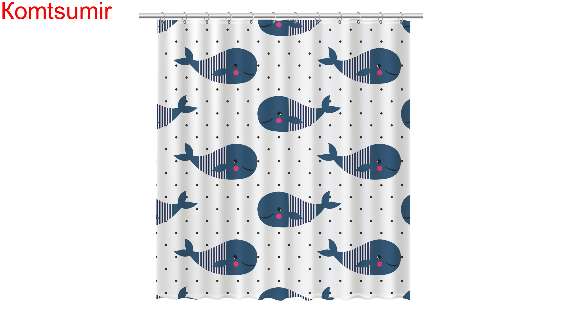 Штора для ванной Fixsen Drop, FX-1508