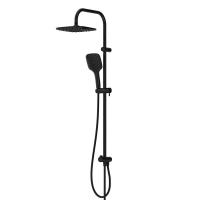 Damixa 931000300 Eclipse, душ. система: верхний душ 220мм, ручн.душ 3 ф-ии 120 мм, штанга 1010 мм, черный