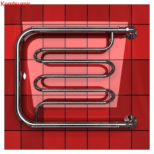 Полотенцесушитель водяной Двин Dw 50/50 1 - 1/2 с полкой
