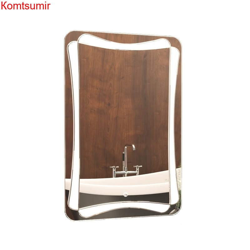 Зеркало AZARIO Agat 550*800, влагостойкое с подсветкой и гравировкой Зеркало AZARIO Agat 550*800, влагостойкое с подсветкой и гравировкой