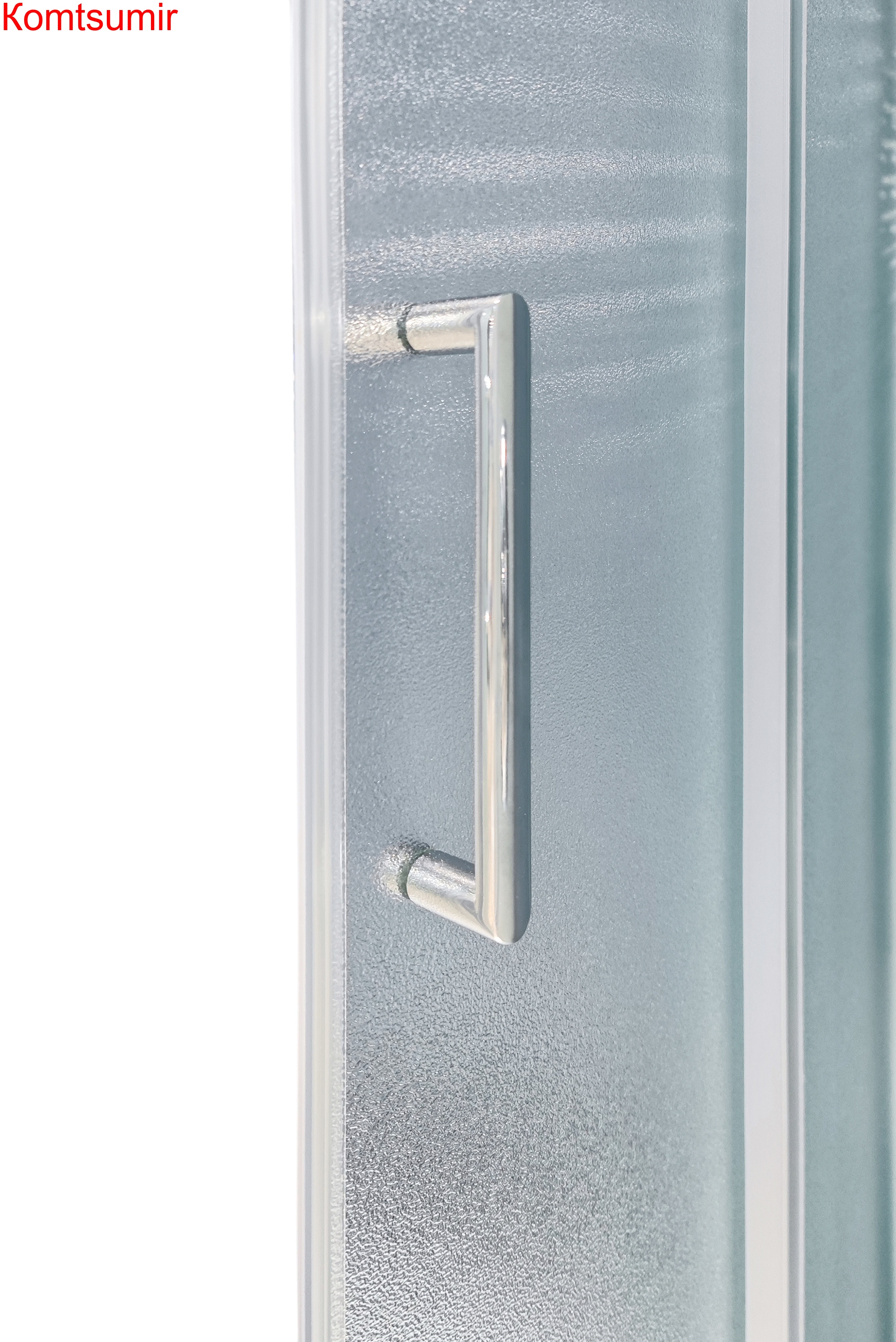 Душевое ограждение SANTREK AQUA Lea- DF-1500-G-Chrome 1500*1850 Прямое стекло Грейп 5мм, профиль Хром