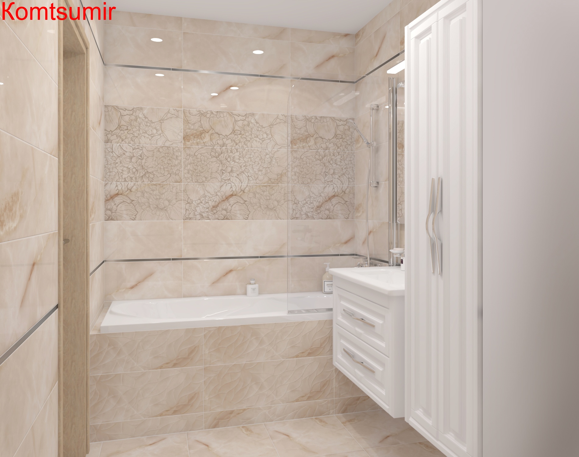 Коллекция Cersanit Ivory 750x250 мм Коллекция Cersanit Ivory 750x250 мм