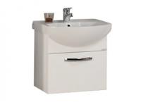 Тумба под раковину AQUATON Ария 50 подвесная, белая (1A140301AA010)