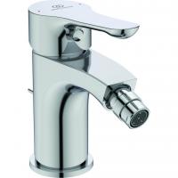 Смеситель для биде Ideal Standard Alpha с пластиковым донным клапаном, система монтажа EASY-FIX, хром (BC487AA)