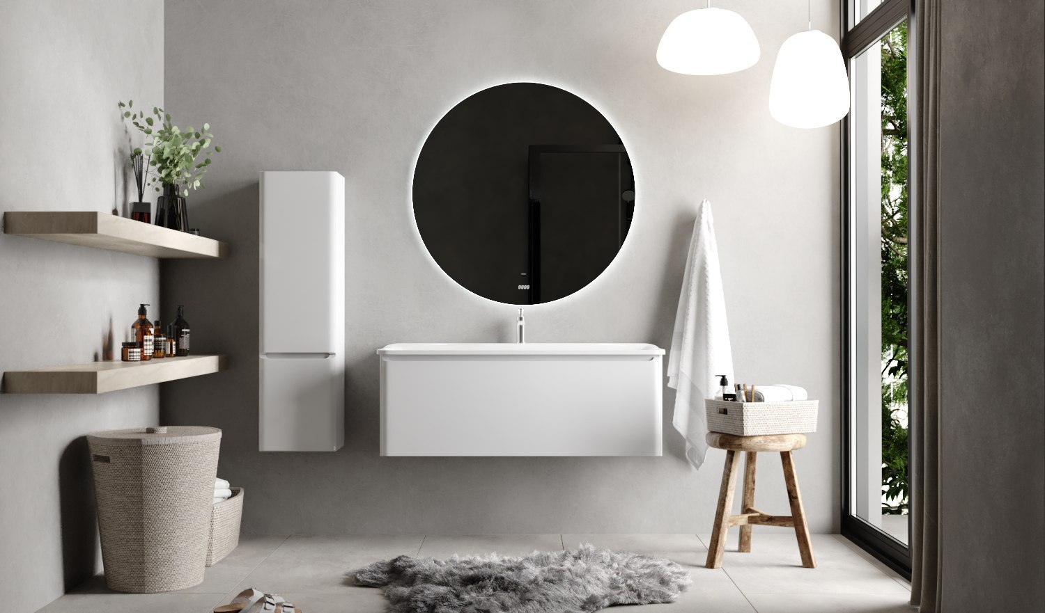 Пенал Welto 120 подвесной Белый