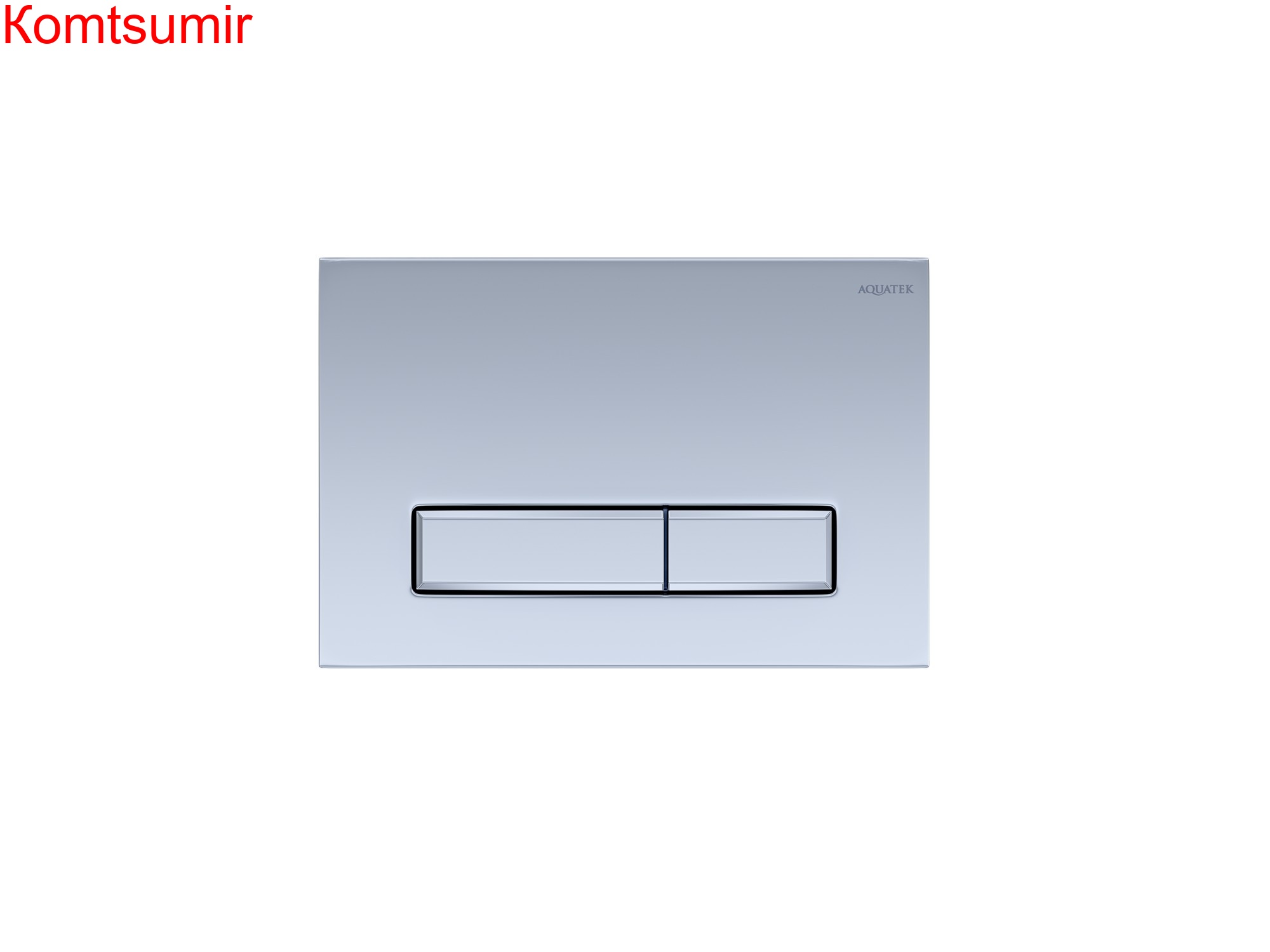 Панель смыва Aquatek Slim Никель (клавиши прямоугольные) KDI-0000027