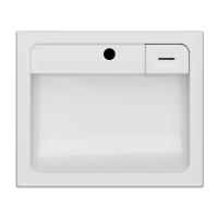 M85AWCC0602WG X-Joy, Раковина над стиральной машиной, литьевой мрамор, 60 см, белый глянец