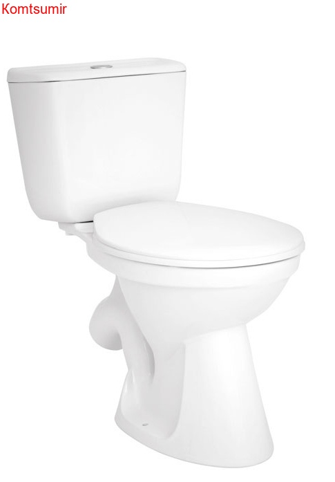 Унитаз-компакт "Бриз" (эконом: 1-реж., полипроп)