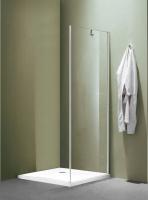 Боковая часть душ. огражденияSANTREK AQUA Luna- SP-900-C-Chrome900*1850 стекло Прозр. 5мм, профиль Хром