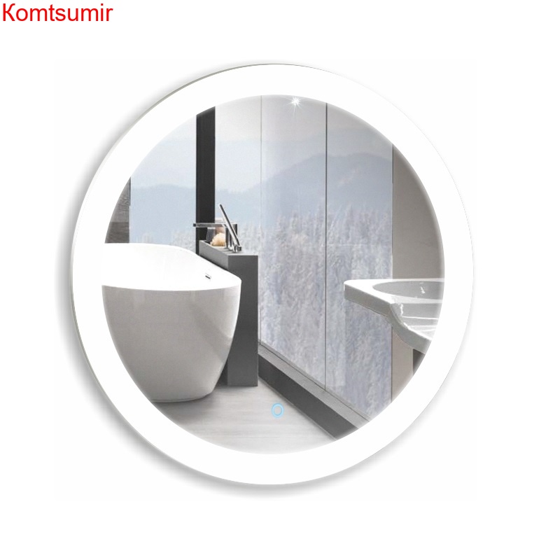 Зеркало AZARIO Перла круглое, сенсорный выключатель Зеркало AZARIO Перла круглое, сенсорный выключатель