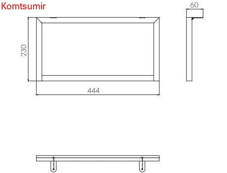 Опора низкая AQUATON Лофт Урбан (1A255203LQX70) Опора низкая AQUATON Лофт Урбан (1A255203LQX70)