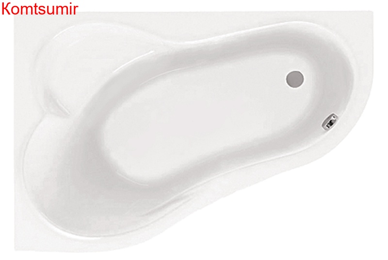 Ванна акриловая Santek Ибица 150х100, левосторонняяя, белая Ванна акриловая Santek Ибица 150х100, левосторонняяя, белая