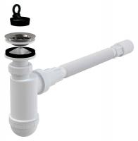 Сифон для раковины AlcaPlast белый