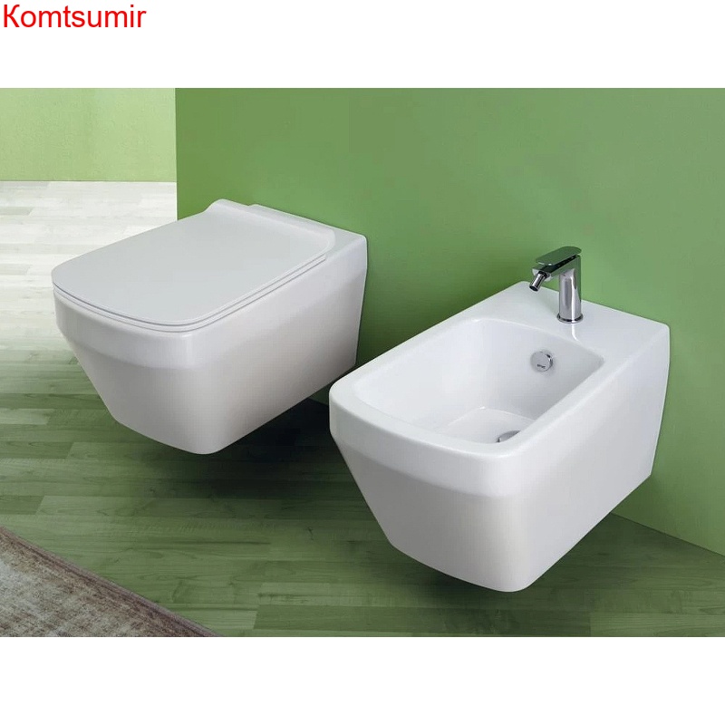 Унитаз подвесной Simas Baden Baden 360х560х310 безободковый, с креплением F85, цвет белый (BB18bi)