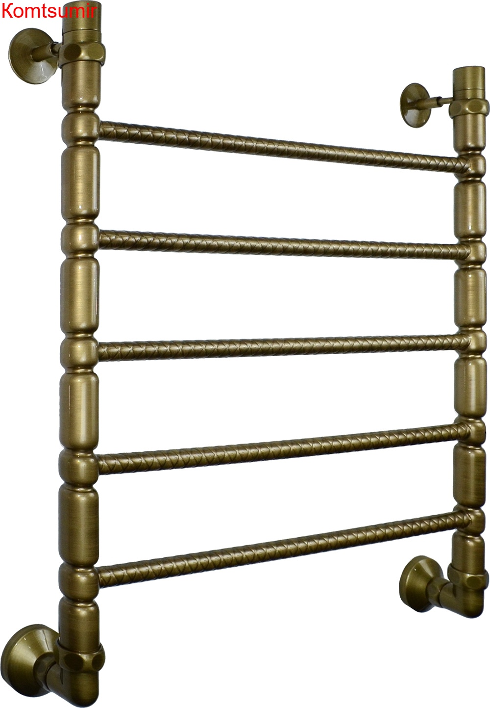 Полотенцесушитель водяной Двин Bubble 2 60/50 1"-1/2" состаренная бронза