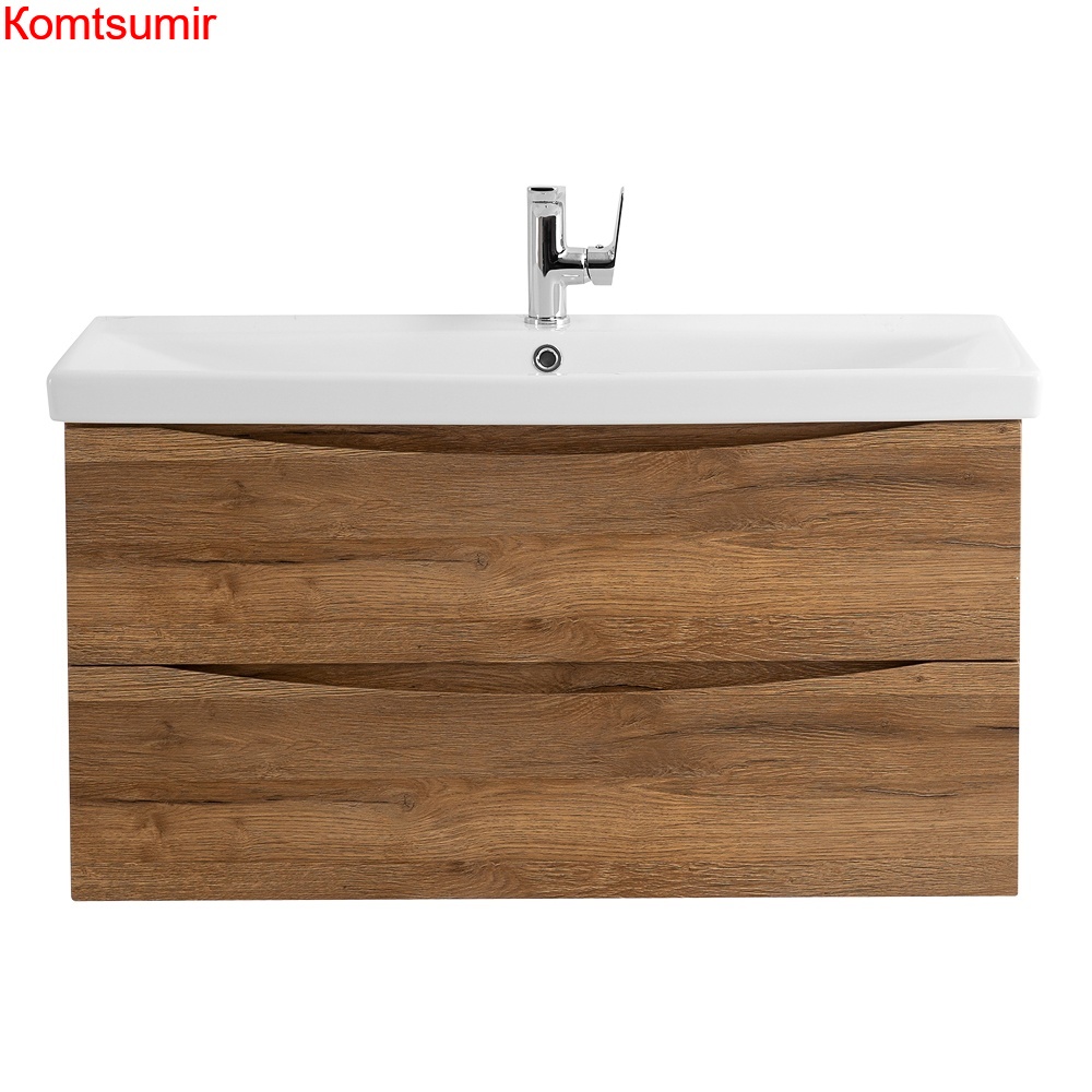 База под раковину подвесная BelBagno MARINO-CER-800-2C-SO-RR-P Rovere Rustico