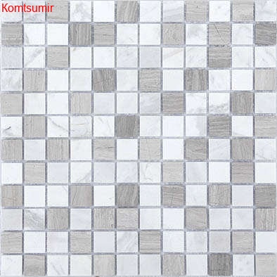 Мозаика Caramelle Mosaic Pietra Mix 2 MAT 23x23 4 мм