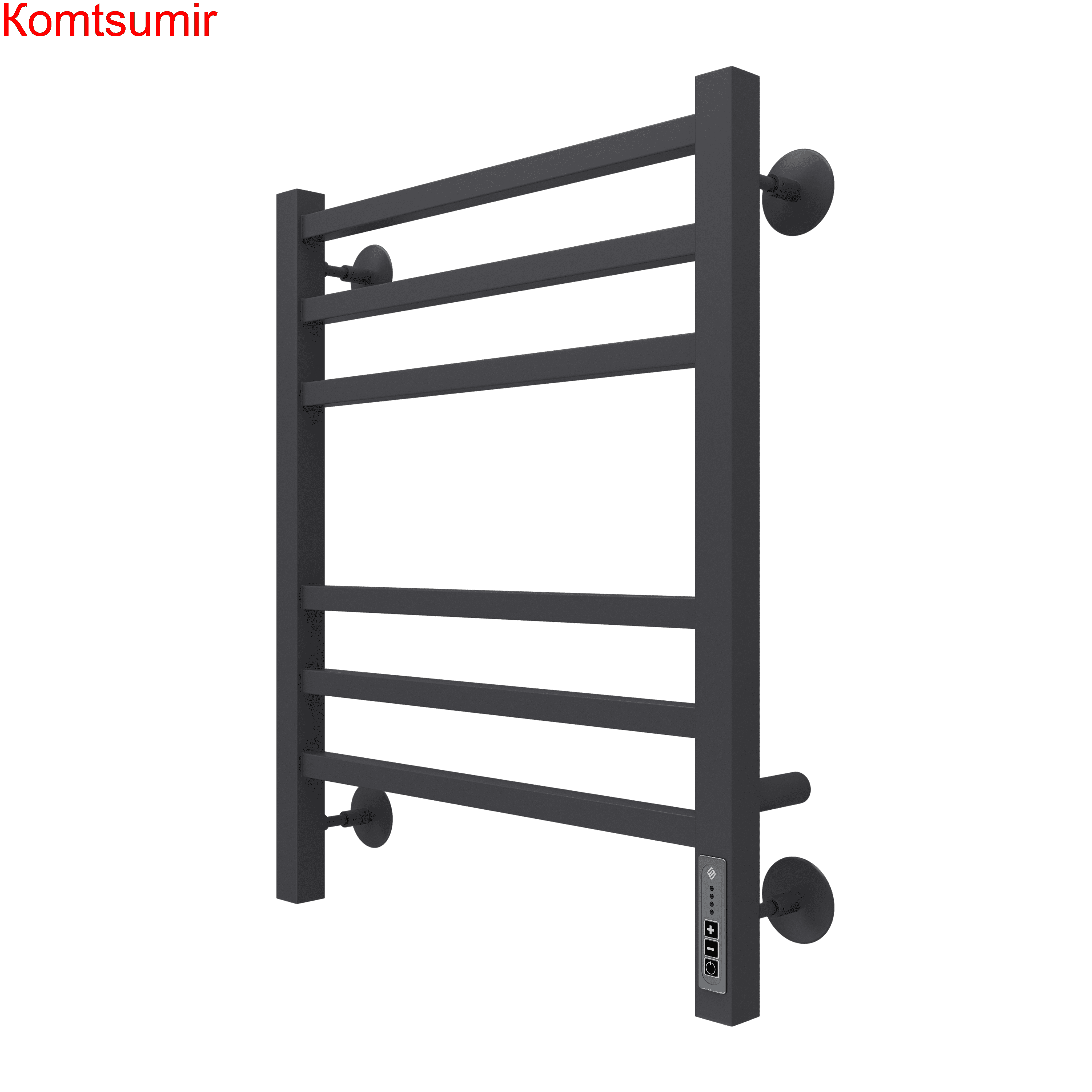 Ватикан П6 450х600 электро КС 9005 матовый  ( new встроен диммер) Полотенцесушитель TERMINUS