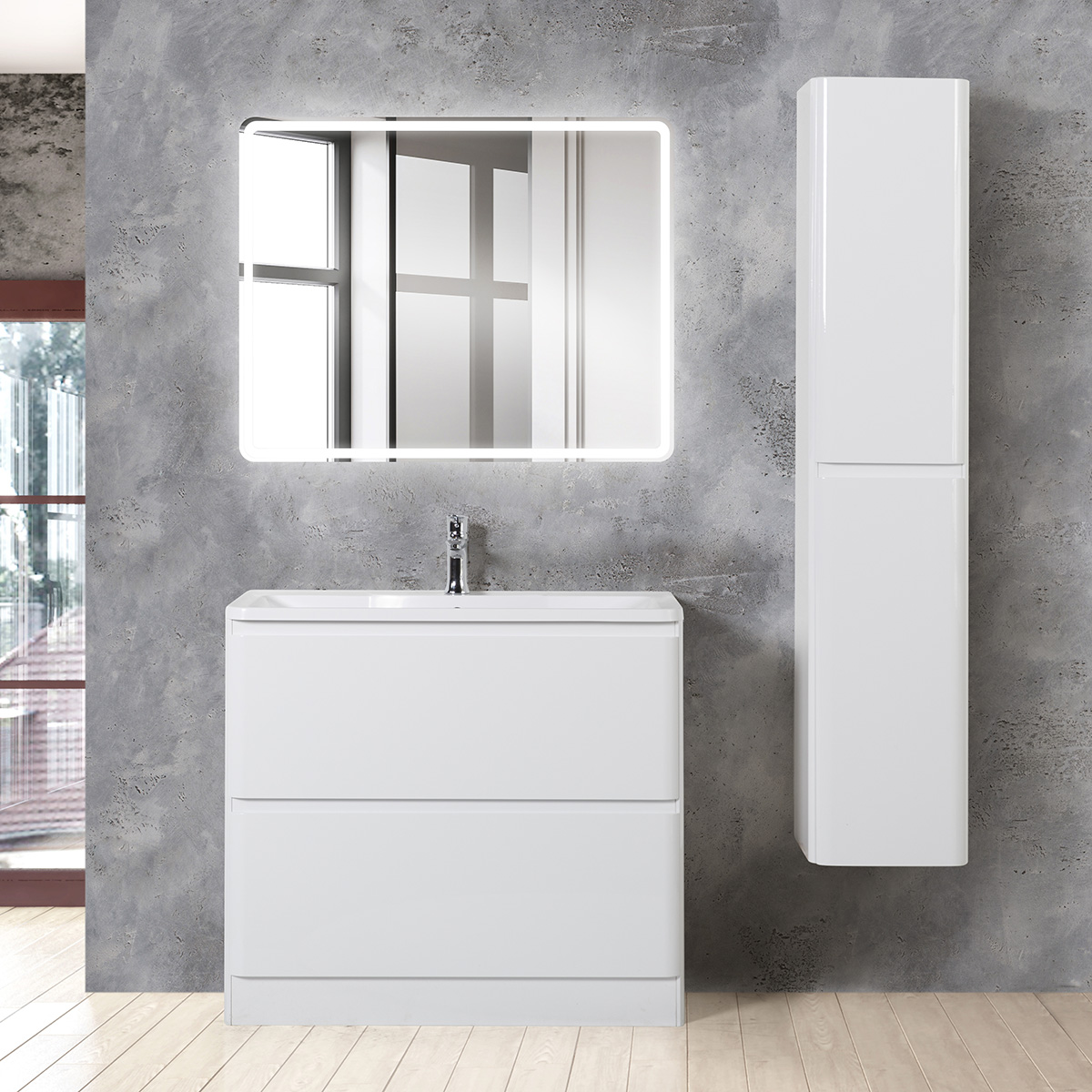 Шкаф подвесной BelBagno ALBANO-1600-2A-SC-BL-P Шкаф подвесной BelBagno ALBANO-1600-2A-SC-BL-P