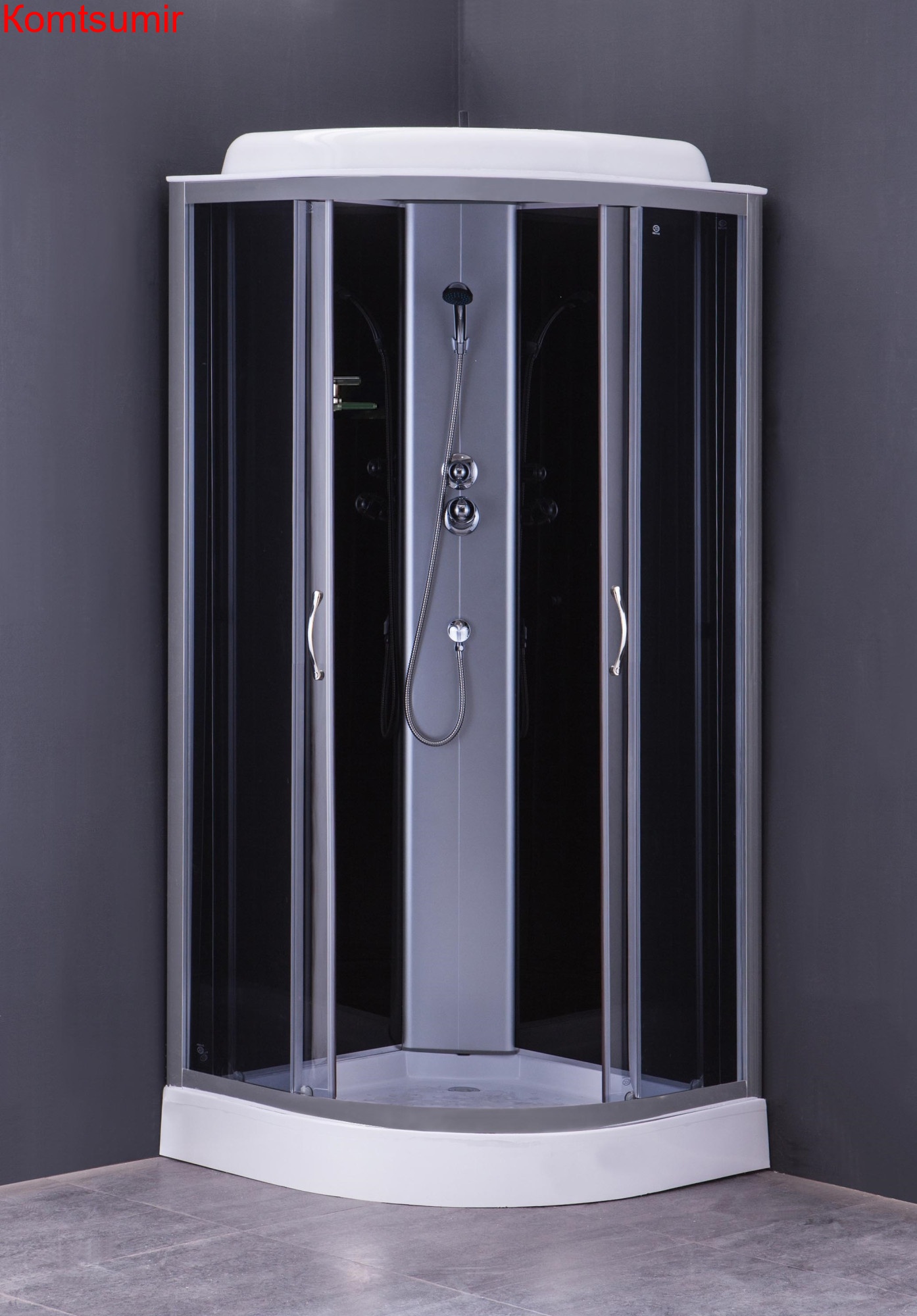Душевая кабина Loranto CS-6611 G, 100х100х215, поддон 13 см Душевая кабина Loranto CS-6611 G, 100х100х215, поддон 13 см
