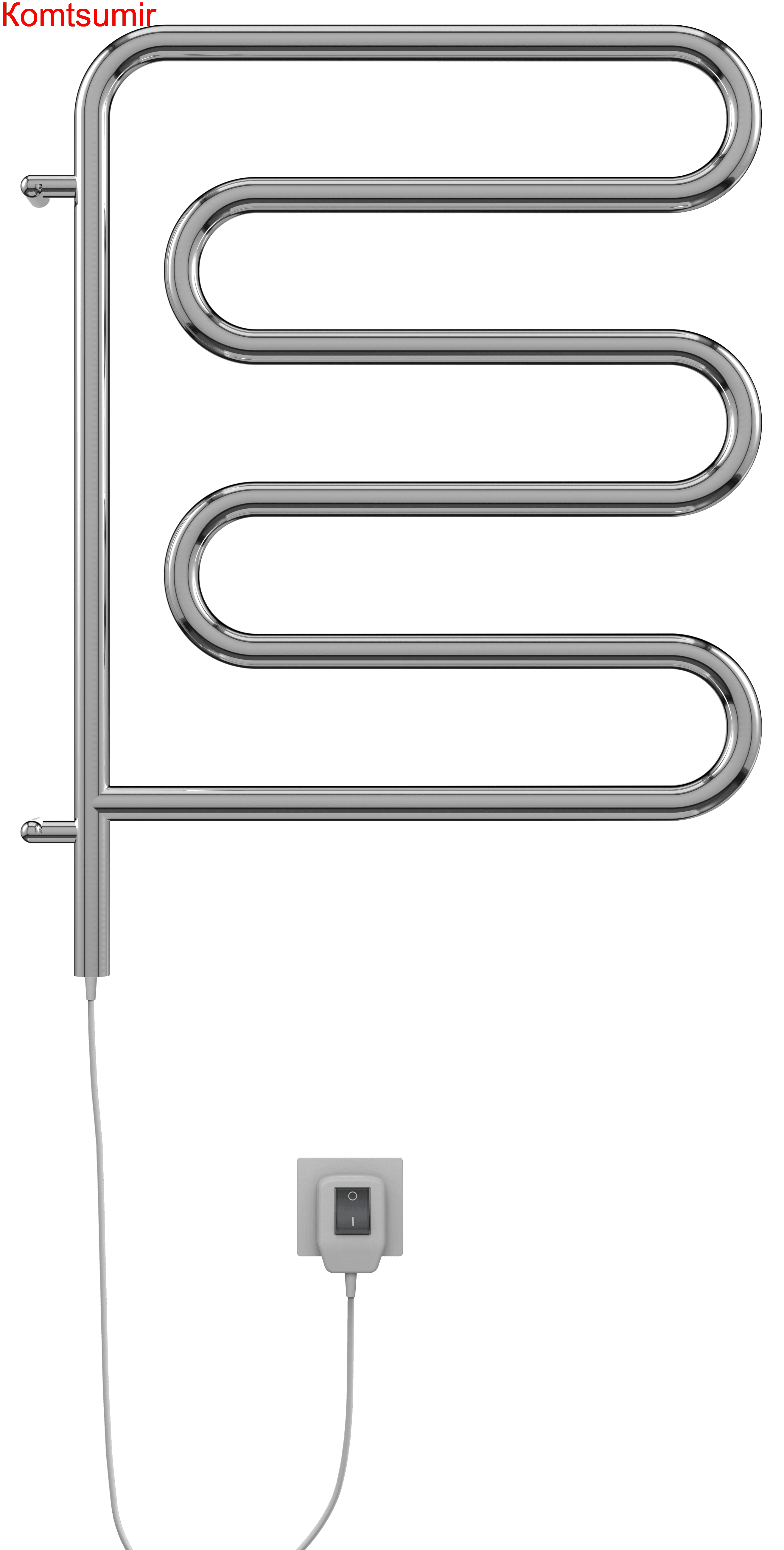 Электро 25 Ш-обр 450х570 поворотный Полотенцесушитель  TERMINUS