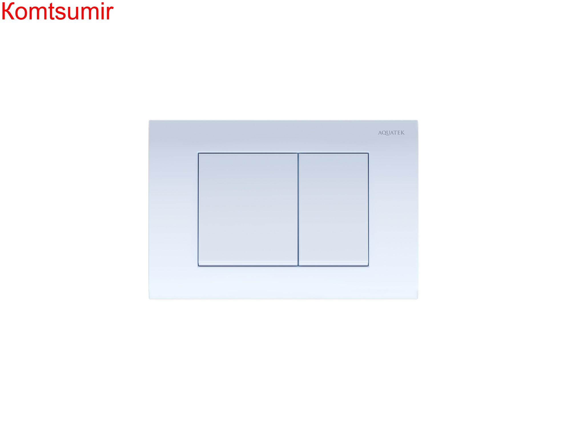 Панель смыва Aquatek Белая (клавиши квадрат) KDI-0000009