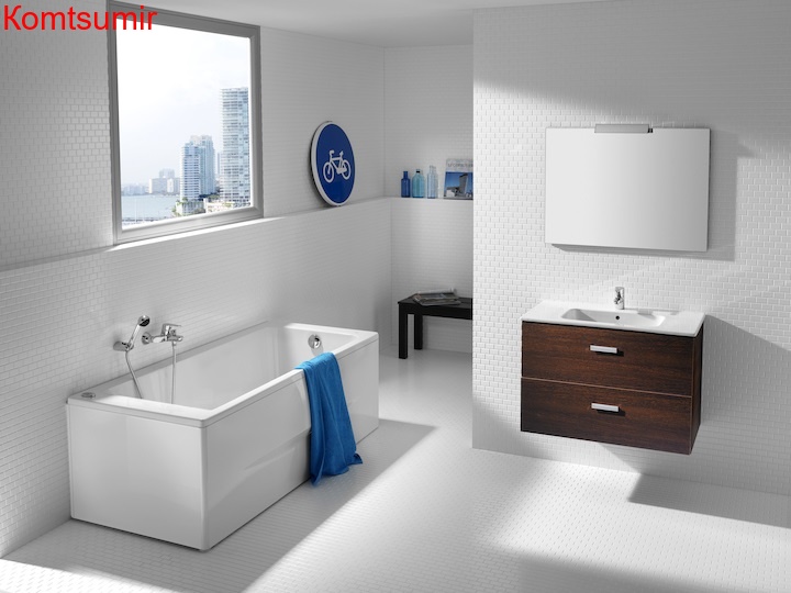 Ванна акриловая Roca Easy прямоугольная 170x75 x45 Ванна акриловая Roca Easy прямоугольная 170x75 x45