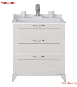 Тумба под раковину AQUATON Леон 65 Н напольная, дуб белый (1A194601LBPS0) Тумба под раковину AQUATON Леон 65 Н напольная, дуб белый (1A194601LBPS0)